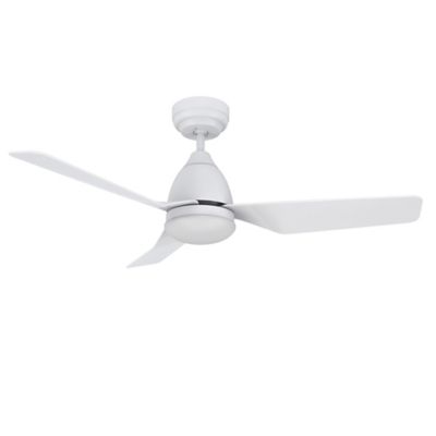 Carro USA Roque LED Smart Ceiling Fan - Color: White - VS443N2-L12-W1-1