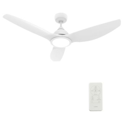 Carro USA Cranston LED Smart Ceiling Fan - Color: White - VS523K-L12-W1-1