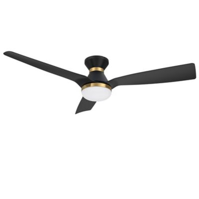 Carro USA Spezia LED Smart Ceiling Fan with Remote - Color: Black - VS523P1