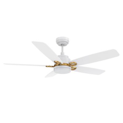 Carro USA Peyton Smart LED Ceiling Fan - Color: White - VS525B4-L12-W1-1G