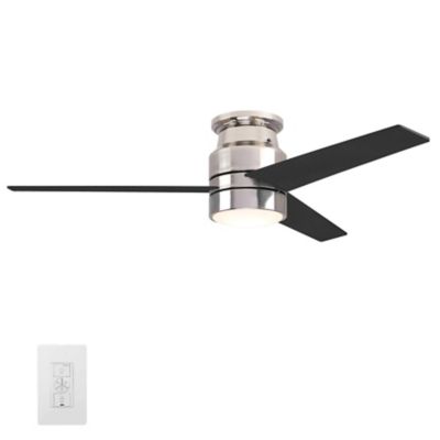 Carro USA Raiden LED Flush Smart Ceiling Fan - Color: Silver - VWGS-523B-L1