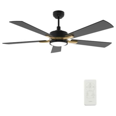 Carro USA Appleton LED Smart Ceiling Fan - Color: Black - VS525E-L12-B2-1G