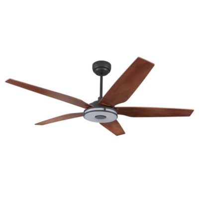 Carro USA Elira LED Indoor/Outdoor Smart Ceiling Fan - Color: Black - Blade