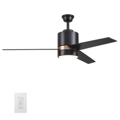 Carro USA Raiden Tall LED Smart Ceiling Fan - Color: Black - Number of Blad