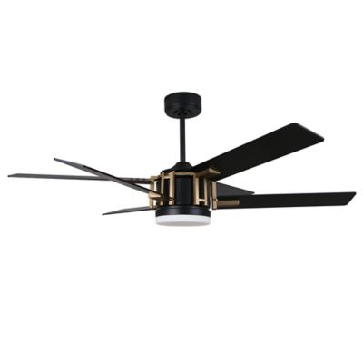 Carro USA Jaxx LED Ceiling Fan - Color: Black - Number of Blades: 3 - DC526