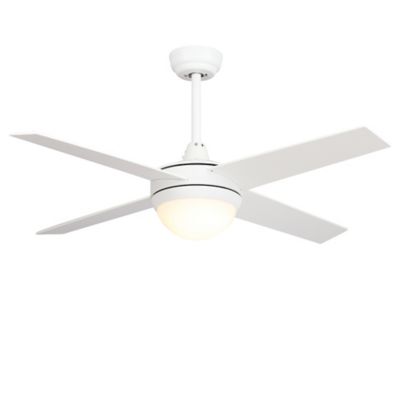 Carro USA Neva Smart Ceiling Fan with LED - Color: White - VWGS-484C-L11-W1