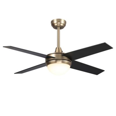 Carro USA Neva Smart Ceiling Fan with LED - Color: Gold - VWGS-484C-L11-G2-