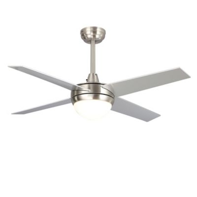 Carro USA Neva Smart Ceiling Fan with LED - Color: Silver - VWGS-524C-L11-S