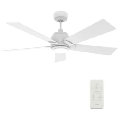 Carro USA Ascender LED Smart Ceiling Fan - Color: Black - VS485J1-L11-W1-1