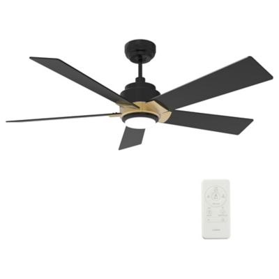 Carro USA Ascender LED Smart Ceiling Fan - Color: Black - VS525J1-L11-B2-1G