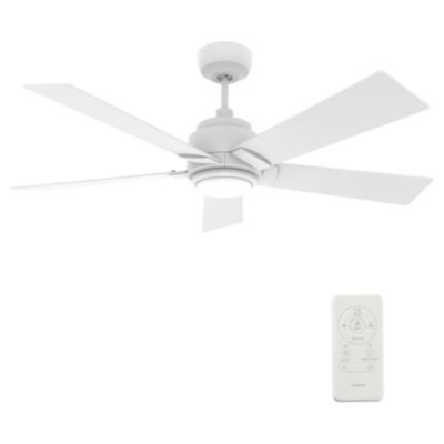 Carro USA Ascender LED Smart Ceiling Fan - Color: Black - VS565J1-L11-W1-1