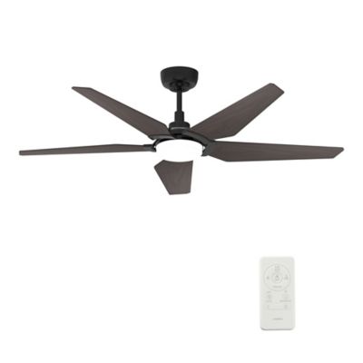 Carro USA Woodrow LED Smart Ceiling Fan - Color: Black - VS525B-L22-B5-1