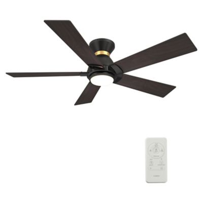 Carro USA Ascender Reversible Blade LED Smart Flushmount Ceiling Fan - Colo