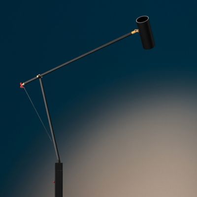 Catellani & Smith Ettorino LED Floor Lamp - Color: Black - Size: 1 light - 