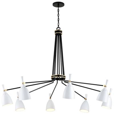 Corbett Lighting Utopia LED Chandelier - Color: White - Size: 8 light - 281