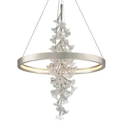Corbett Lighting Jasmine LED Pendant Light - Color: Silver - Size: 60- -