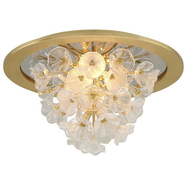 Corbett Lighting Jasmine LED Flushmount Light - Color: Gold - 268-31