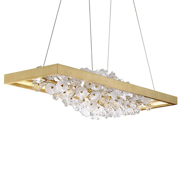 Corbett Lighting Jasmine LED Linear Chandelier - Color: Gold - 268-51-GL