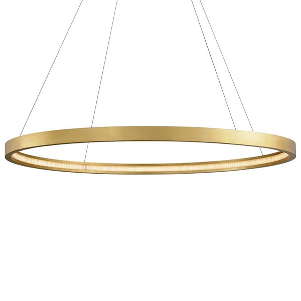 Corbett Lighting Jasmine LED Circular Frame Pendant Light - Color: Gold - S