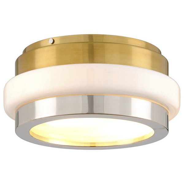Corbett Lighting Beckenham 2-Light Flushmount Light - Color: Silver - Size: