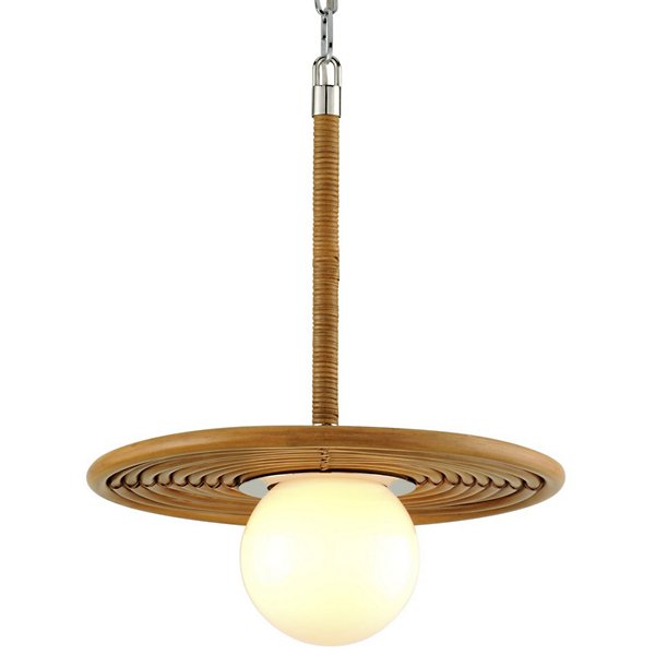 Corbett Lighting Hula Hoop Pendant Light - Color: Brown - Size: 16-In. Diam
