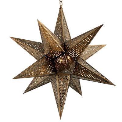 Corbett Lighting Star Of The East Chandelier - Color: Brass - Size: 30-In. 