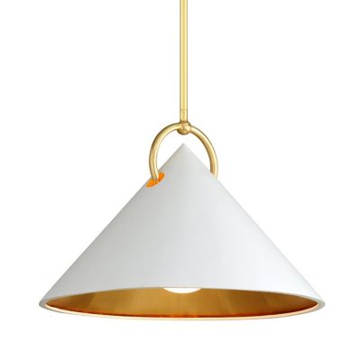 Corbett Lighting Charm Pendant Light - Color: White - Size: Small - 290-41