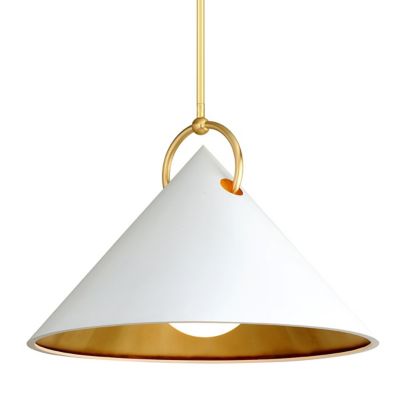 Corbett Lighting Charm Pendant Light - Color: White - Size: Large - 290-43