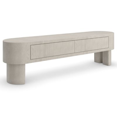 CCL2504158 Caracole Bowtie TV Console Table - Color: Grey - K sku CCL2504158