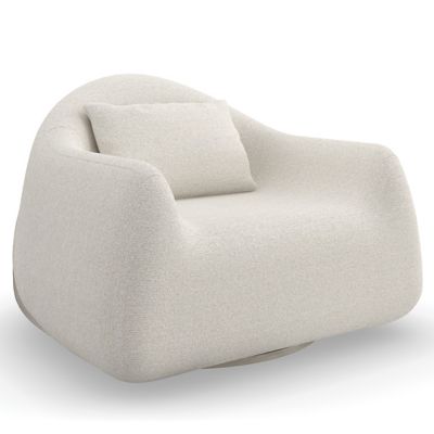 CCL2504188 Caracole Serenity Swivel Chair - Color: White - KH sku CCL2504188