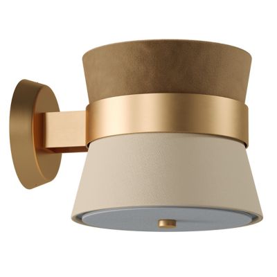 Carpyen Easy Light Caramelo Wall Sconce - Color: Bronze - Size: 1 light - 2