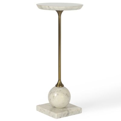 Alder & Ore Barazi Drink Table in White