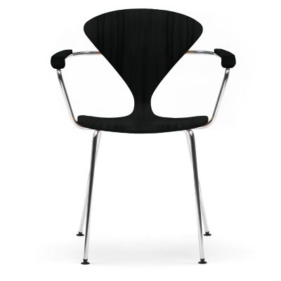 Cherner Chair Company Cherner Metal Base Armchair - Color: Wood tones - CST