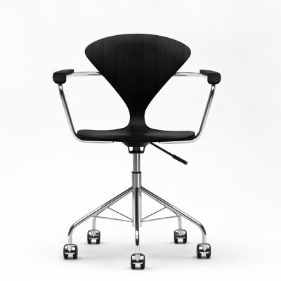 Cherner Chair Company Cherner Task Armchair - Color: Black - SWAC03