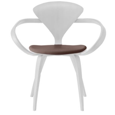 Cherner Chair Company Cherner Armchair with Seat Pad - Color: Wood tones - 