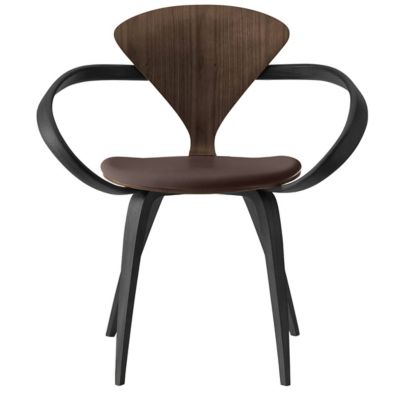 Cherner Chair Company Cherner Armchair with Seat Pad - Color: Wood tones - 