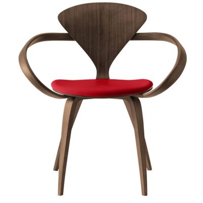 Cherner Chair Company Cherner Armchair with Seat Pad - Color: Wood tones - 