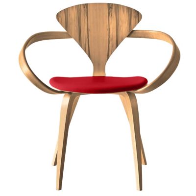 Cherner Chair Company Cherner Armchair with Seat Pad - Color: Wood tones - 