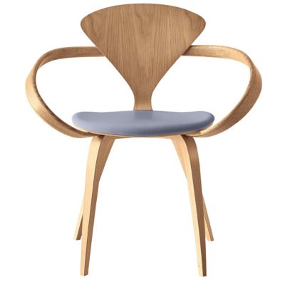 Cherner Chair Company Cherner Armchair with Seat Pad - Color: Wood tones - 