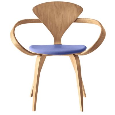 Cherner Chair Company Cherner Armchair with Seat Pad - Color: Wood tones - 