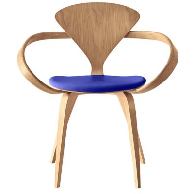 Cherner Chair Company Cherner Armchair with Seat Pad - Color: Wood tones - 