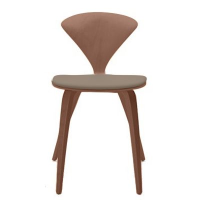 Cherner Chair Company Cherner Side Chair with Seat Pad - Color: Wood tones 