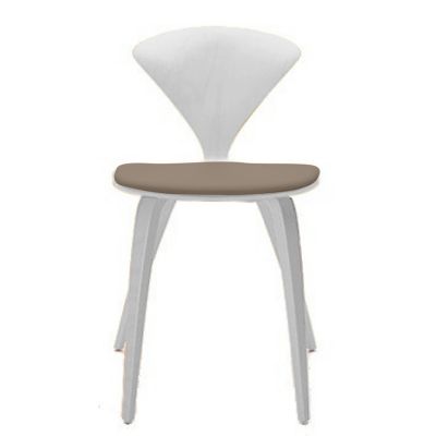 Cherner Chair Company Cherner Side Chair with Seat Pad - Color: Wood tones 