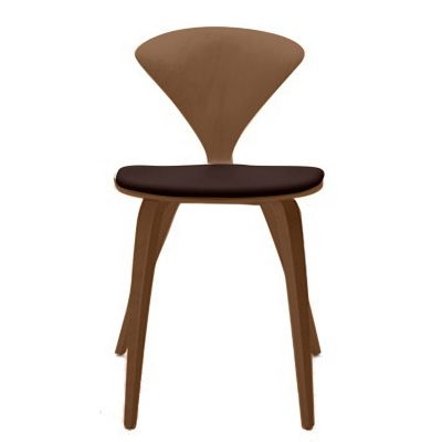 Cherner Chair Company Cherner Side Chair with Seat Pad - Color: Wood tones 