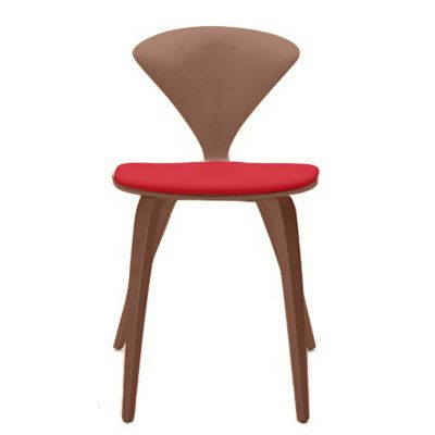 Cherner Chair Company Cherner Side Chair with Seat Pad - Color: Wood tones 