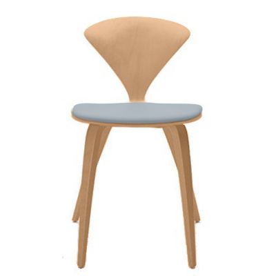 Cherner Chair Company Cherner Side Chair with Seat Pad - Color: Wood tones 