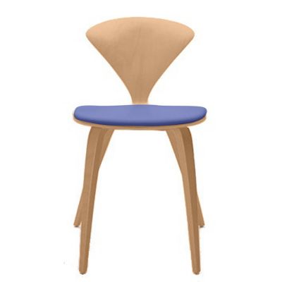 Cherner Chair Company Cherner Side Chair with Seat Pad - Color: Wood tones 