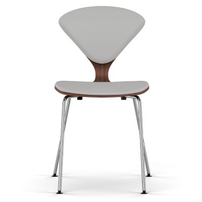 Cherner Chair Company Cherner Seat and Back Upholstered Metal Base Chair - 