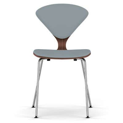 Cherner Chair Company Cherner Seat and Back Upholstered Metal Base Chair - 