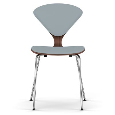 Cherner Chair Company Cherner Seat and Back Upholstered Metal Base Chair - 